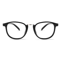 Oval Black Eyeglasses