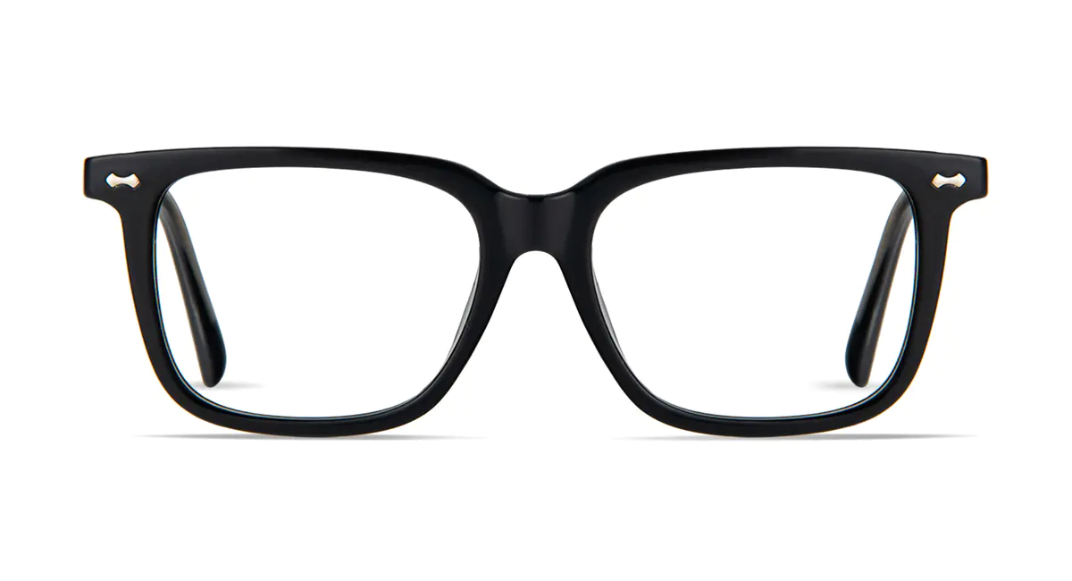 Rectangle Black/Gray Eyeglasses