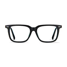 Rectangle Black/Blue Eyeglasses