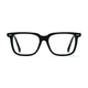 Square Black/Green Eyeglasses