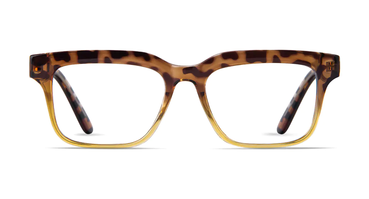 Rectangle Tortoiseshell Eyeglasses