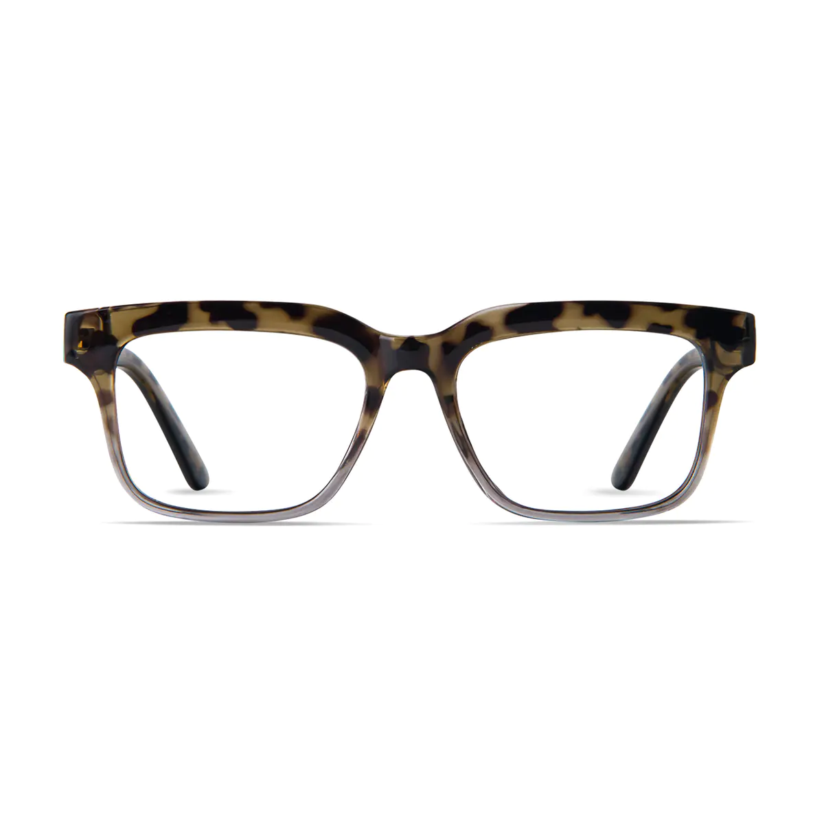 Rectangle Dark Tortoiseshell Eyeglasses