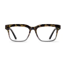 Rectangle Dark Tortoiseshell Eyeglasses
