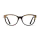 Cat-eye Brown/Black Eyeglasses