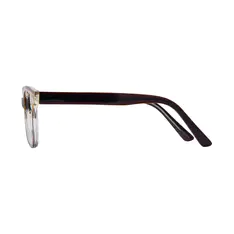 Cat-eye Brown/Black Eyeglasses