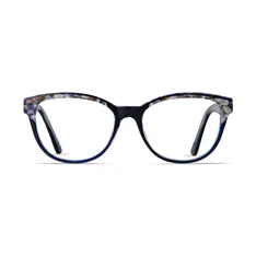 Cat-eye Blue/Silver Eyeglasses