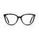 Cat-eye Black/Green Eyeglasses