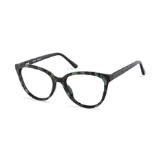 Cat-eye Black/Green Eyeglasses