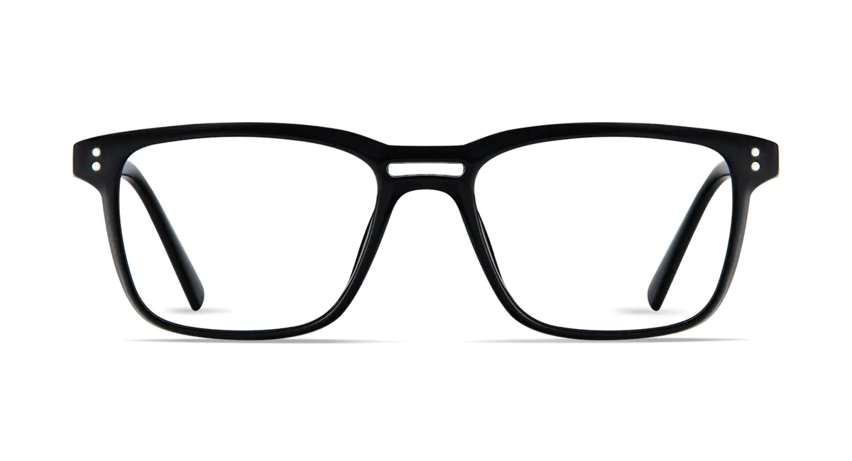 Rectangle Black Eyeglasses