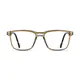 Rectangle Transparent Green Eyeglasses