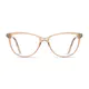 Cat-eye Transparent Amber Eyeglasses