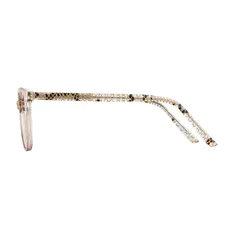 Cat-eye Transparent Amber Eyeglasses
