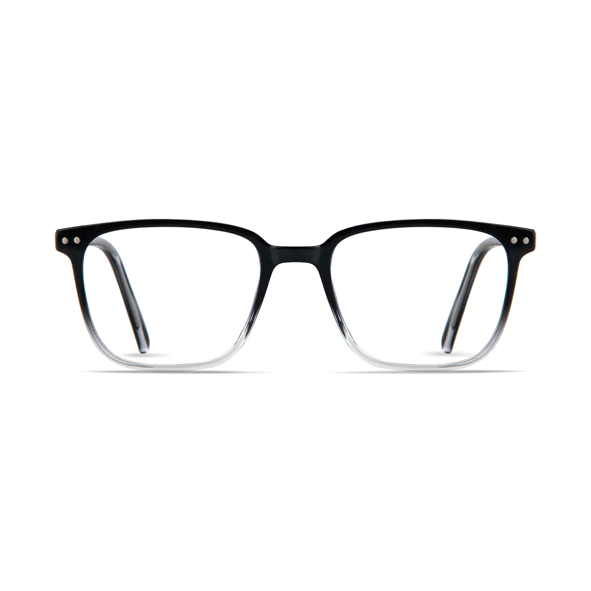 Rectangle Black/Clear Eyeglasses
