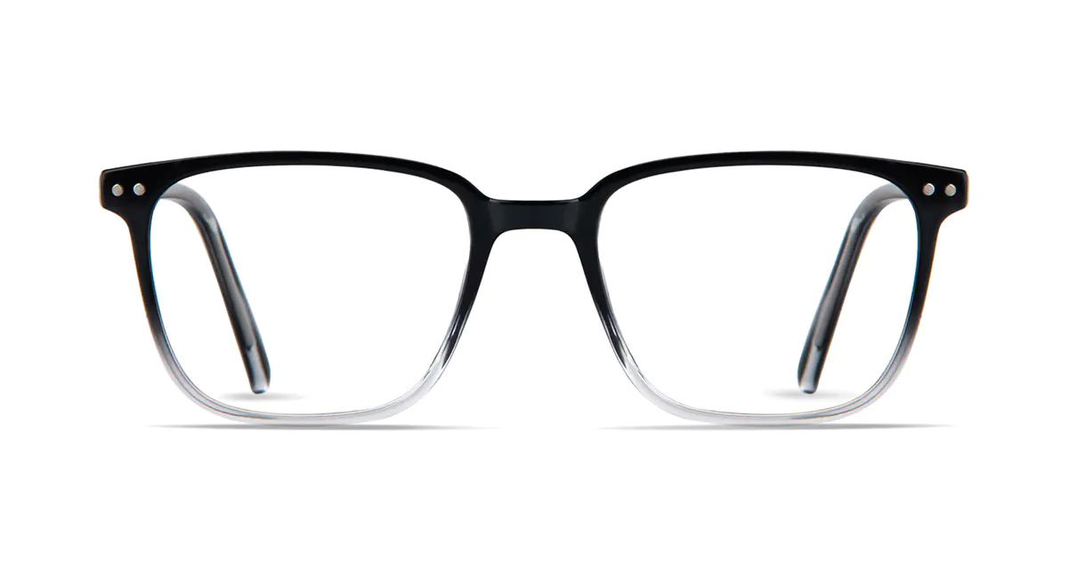 Square Black/Clear Eyeglasses