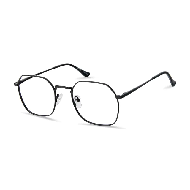 Square Black Eyeglasses