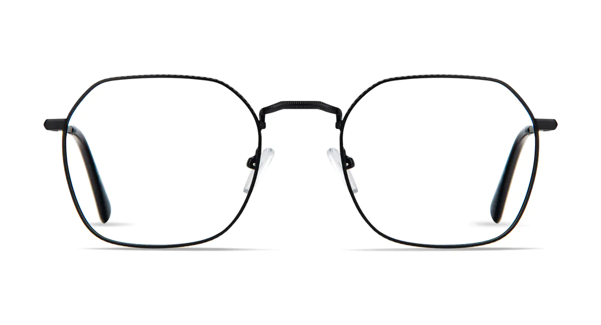 Square Black Eyeglasses