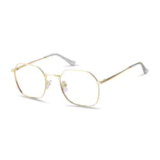 Square Gold Eyeglasses