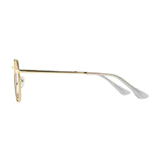 Square Gold Eyeglasses