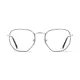 Geometric Black/Silver Eyeglasses
