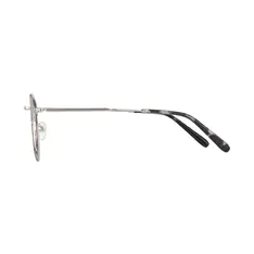 Round Black/Silver Eyeglasses