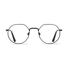 Geometric Black Eyeglasses