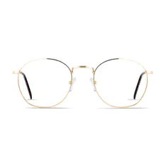 Round Gold Eyeglasses