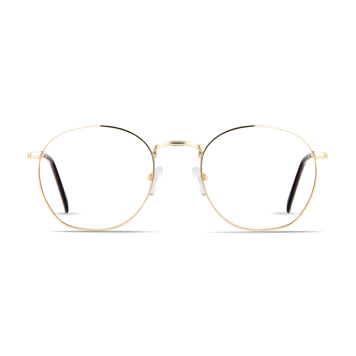 Round Gold Eyeglasses