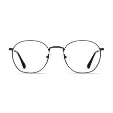 Round Black Eyeglasses