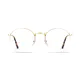 Round Gold Eyeglasses