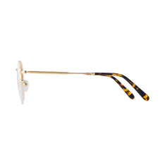 Round Gold Eyeglasses