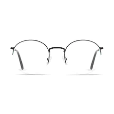 Round Black Eyeglasses