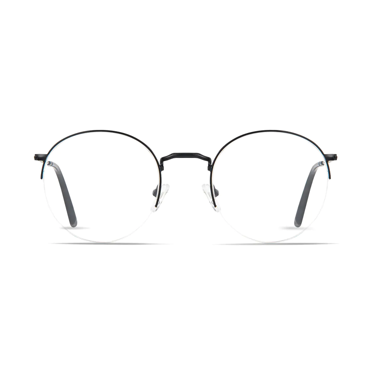 Round Black Eyeglasses
