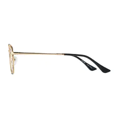 Square Black/Gold Eyeglasses