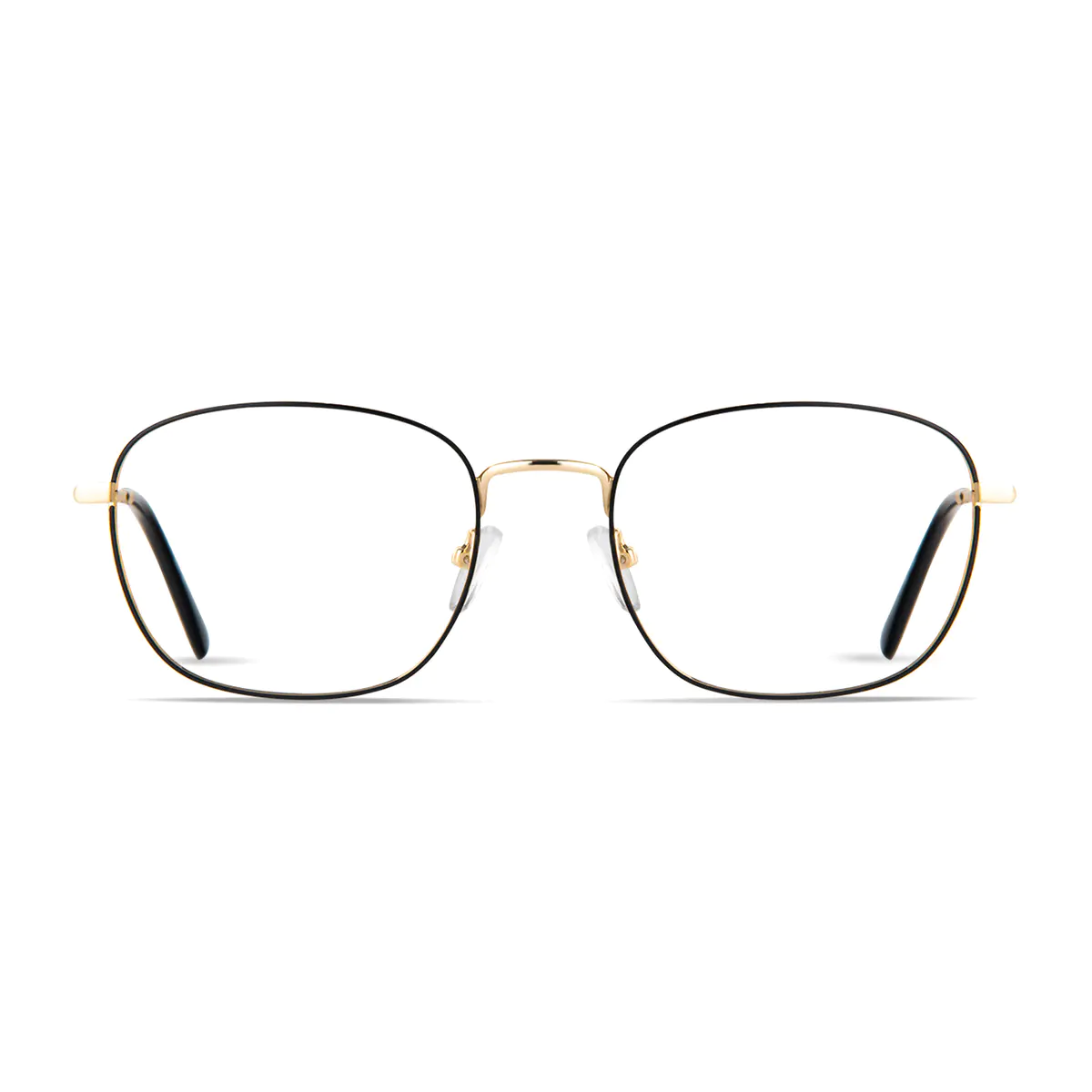 Square Black/Gold Eyeglasses