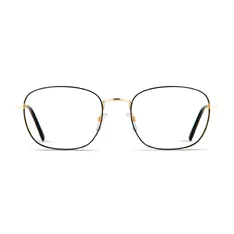 Square Black/Gold Eyeglasses