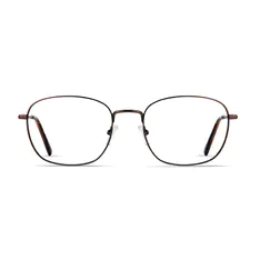 Square Brown Eyeglasses