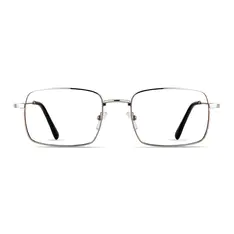 Rectangle Silver Eyeglasses