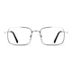 Rectangle Silver Eyeglasses