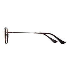 Rectangle Brown Eyeglasses