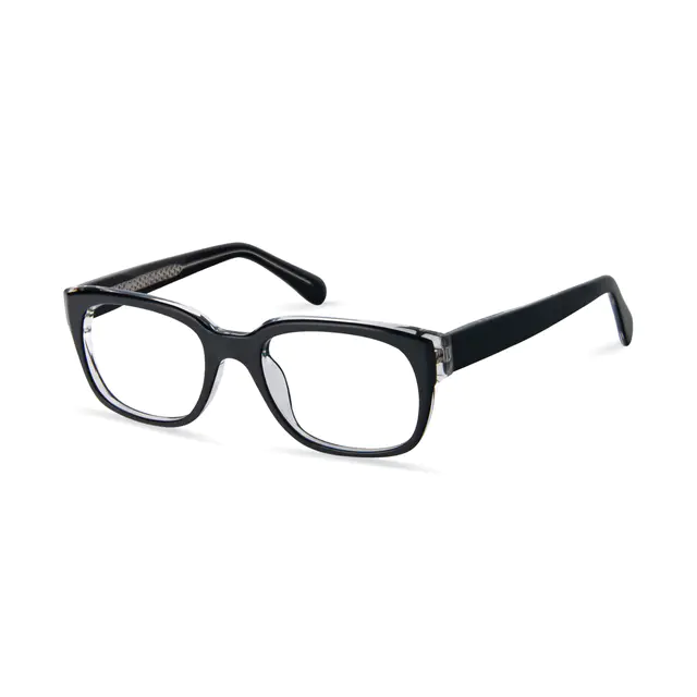 Rectangle Black Eyeglasses