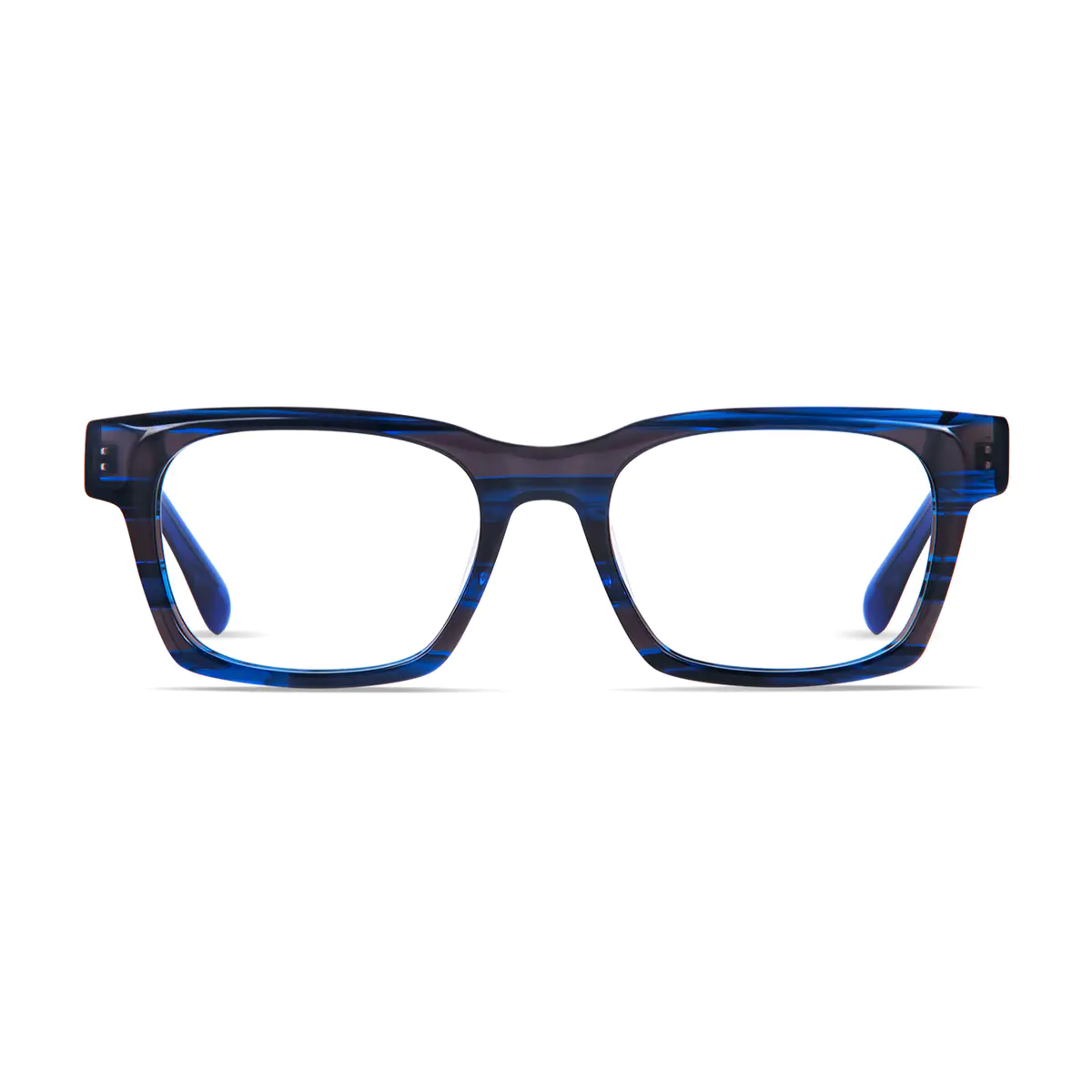 Square Black/Blue Eyeglasses