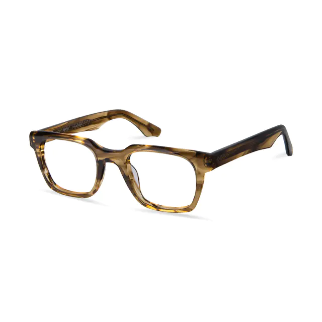 Rectangle Wood Eyeglasses