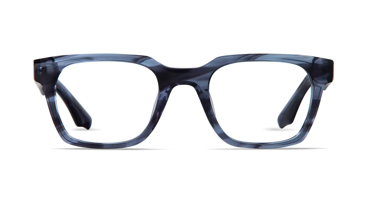 Square Black/Blue Eyeglasses