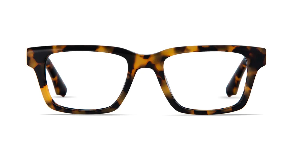 Rectangle Tortoiseshell Eyeglasses