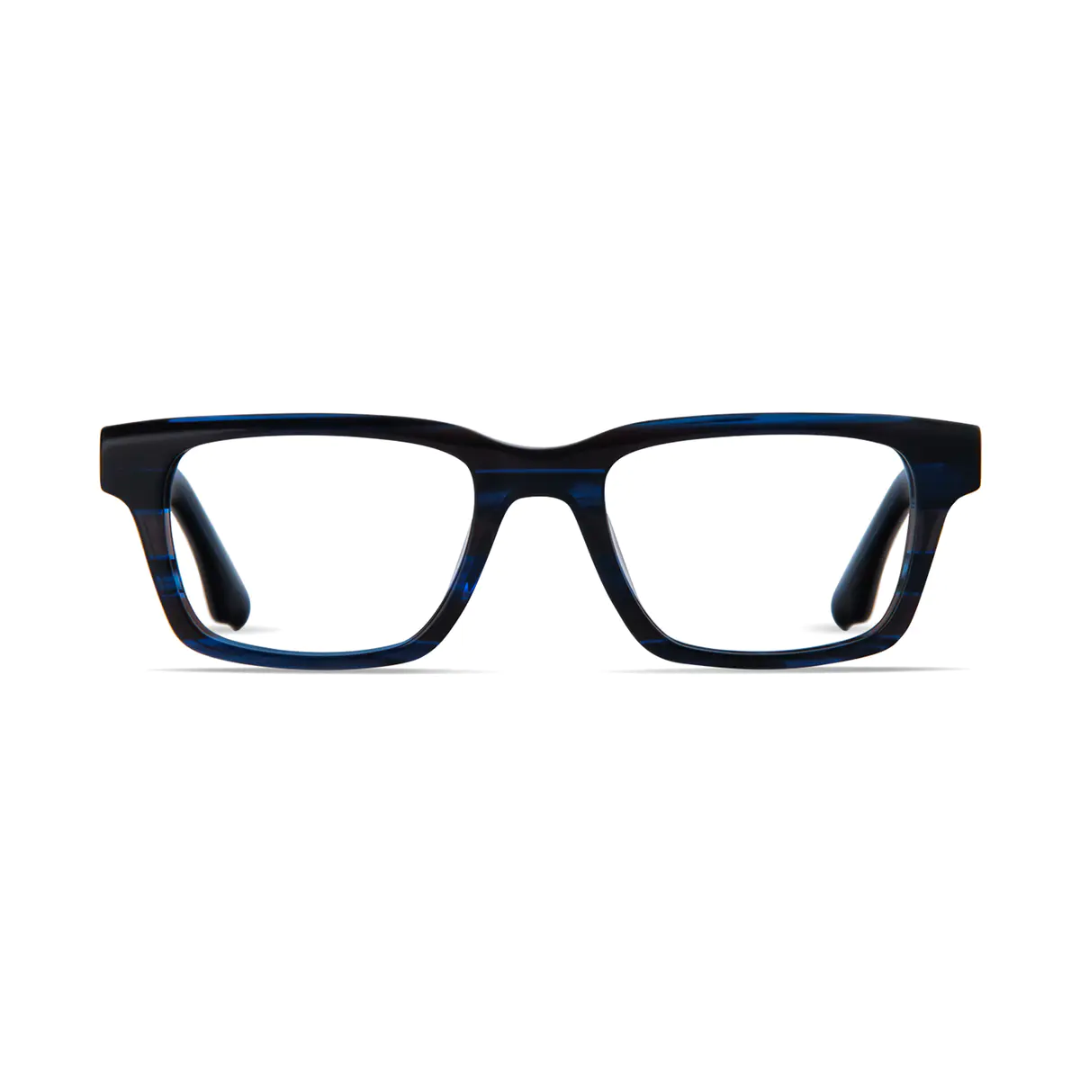 Rectangle Black/Blue Eyeglasses