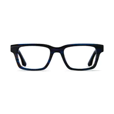 Rectangle Black/Blue Eyeglasses