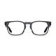Square Transparent Gray Eyeglasses