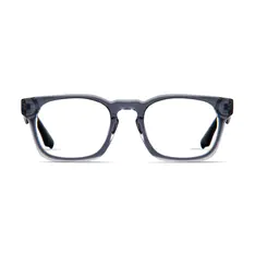 Rectangle Transparent Gray Eyeglasses