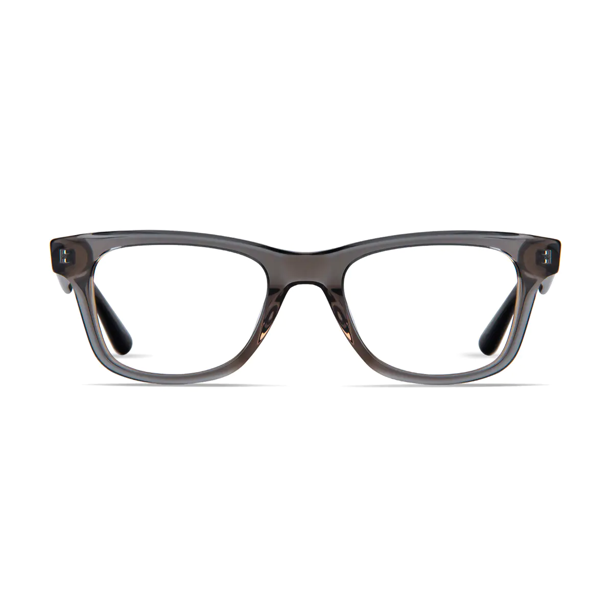 Rectangle Gray Eyeglasses
