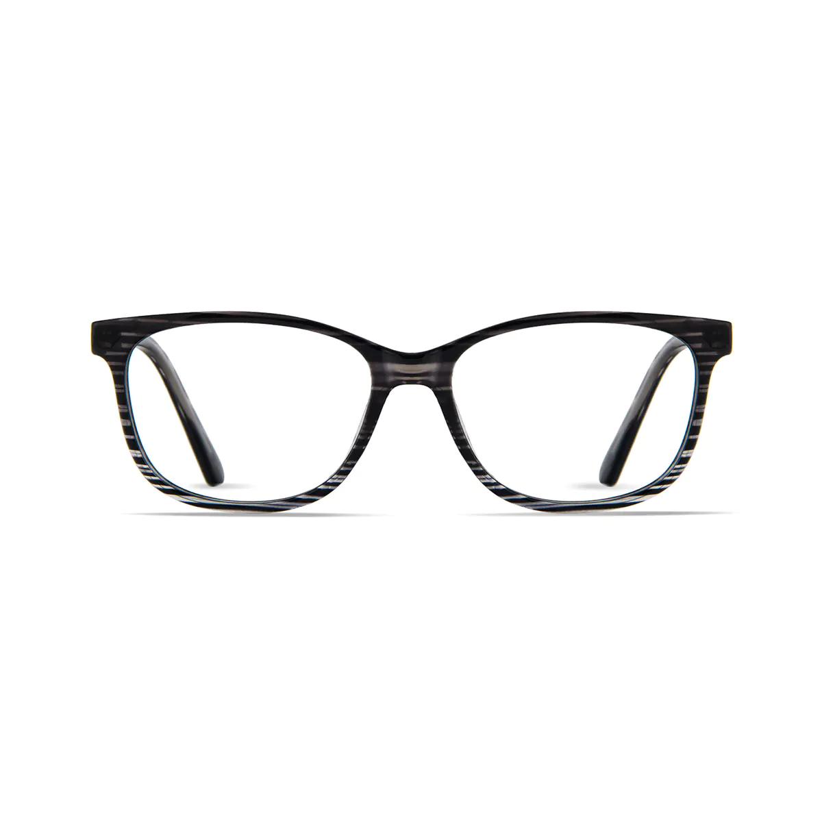 Square Black/Gray Glasses